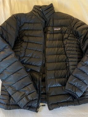 Patagonia Black Quilted Down Jacket